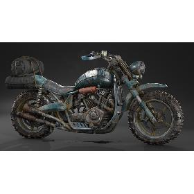3D Old Dirt Bike